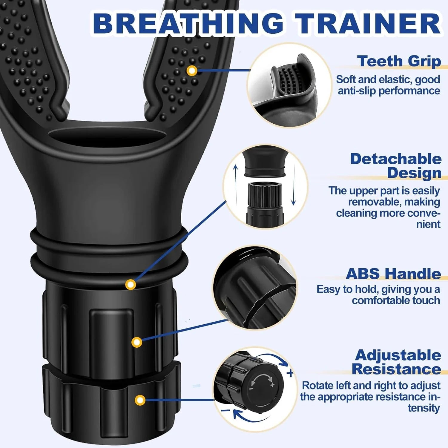 Breathing lung trainer