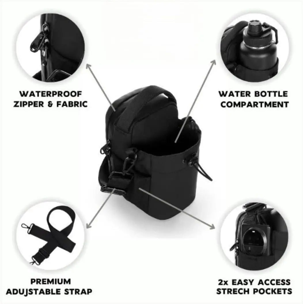 Portable and magnetic gym bag