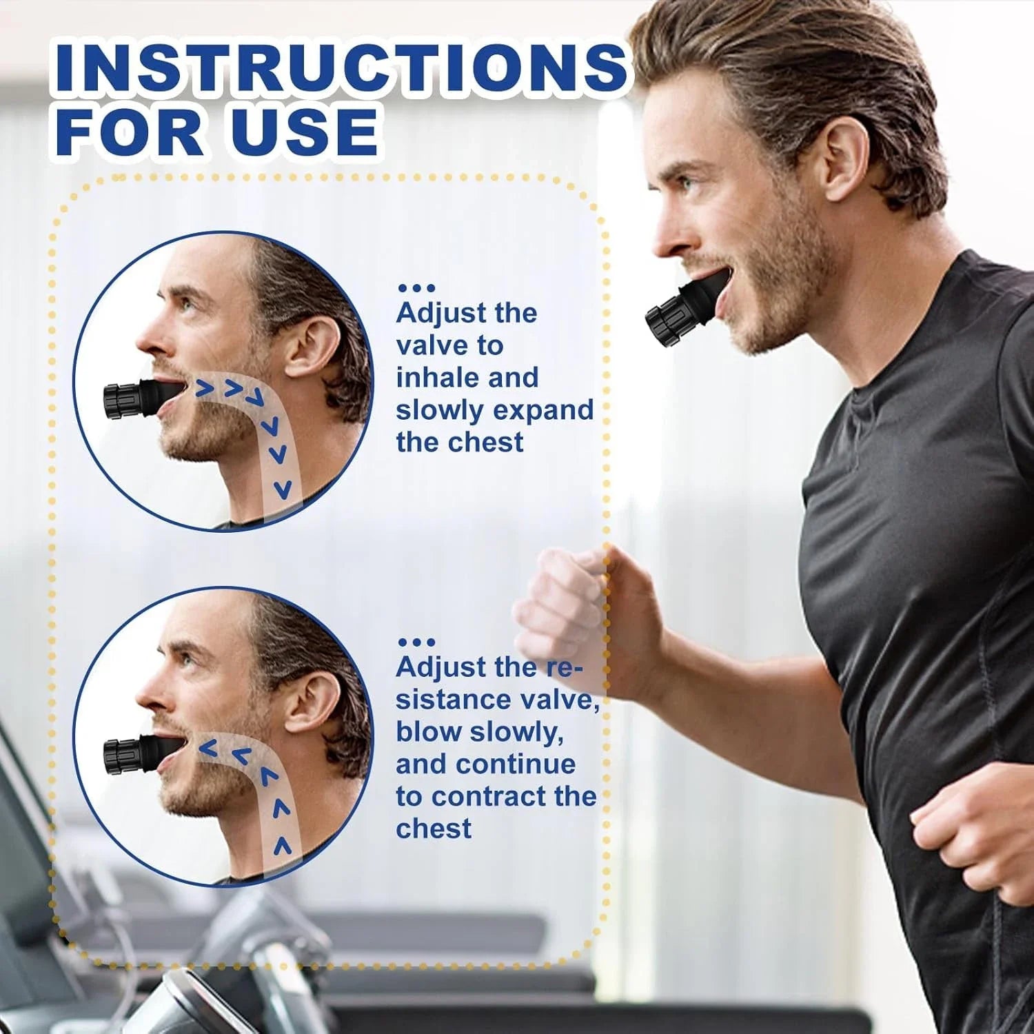 Breathing lung trainer